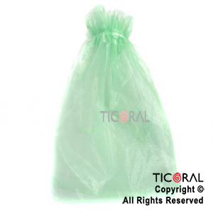 BOLSA ORGANZA 24X19.5CM VERDE HS1301-4 x 1